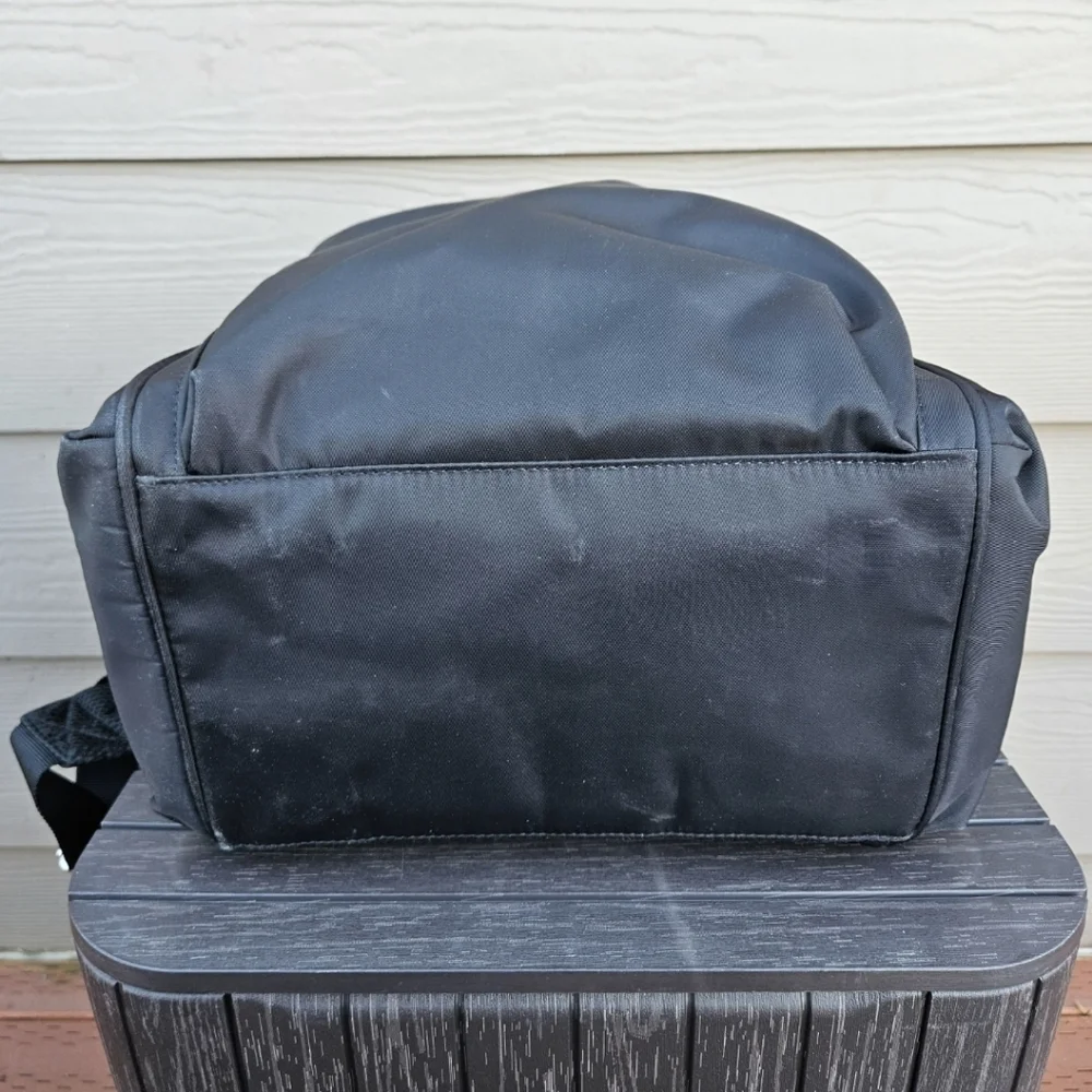 Baggallini Soho Backpack Black Laptop Purse Bag Carry On Travel Flight RFID EUC